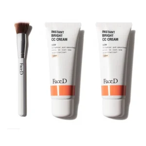 FaceD CC Cream con SPF20 e pennello (2 pz)