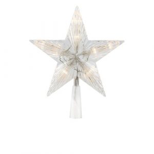 Blachère Punta decorativa a stella per Albero di Natale