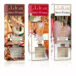 Price's Candles Set 3 diffusori per ambienti, fragranze seasonal