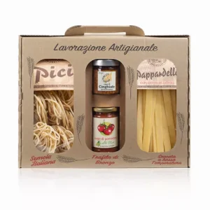 Pastificio Morelli Kit Gusto Toscana con pici, pappardelle, ragù e sugo bio