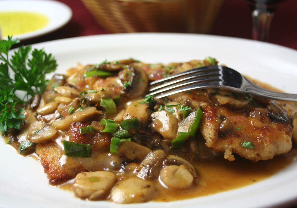 Scaloppine di seitan ai funghi