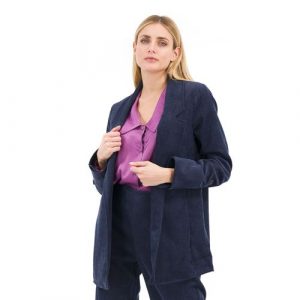 Dipinto di Blu Blazer in velluto millerighe