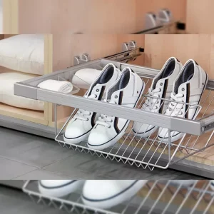 Emuca Kit porta scarpe regolabile in metallo