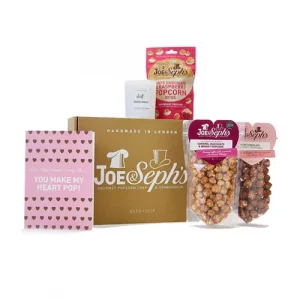Joe & Seph's Box San Valentino: 3 popcorn, candela, biglietto d'auguri