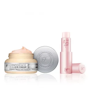 IT Cosmetics Kit crema idratante viso e balsamo labbra