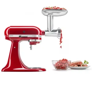 KitchenAid Accessorio tritacarne, 2 grattugie e 2 tubi