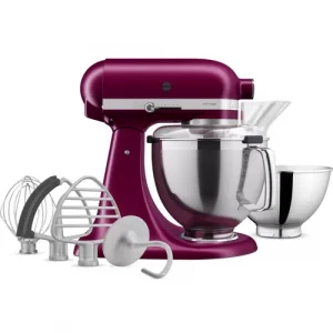 KitchenAid Planetaria Artisan195 con 2 ciotole, 3 fruste e gancio