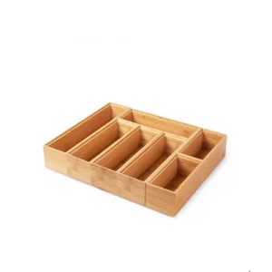 Compactor Set 7 pezzi organizer in bamboo