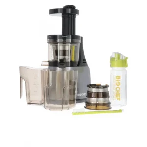 Vitality 4 Life Slow Juicer Synergy Estrattore di succo, 2 filtri e bottiglia