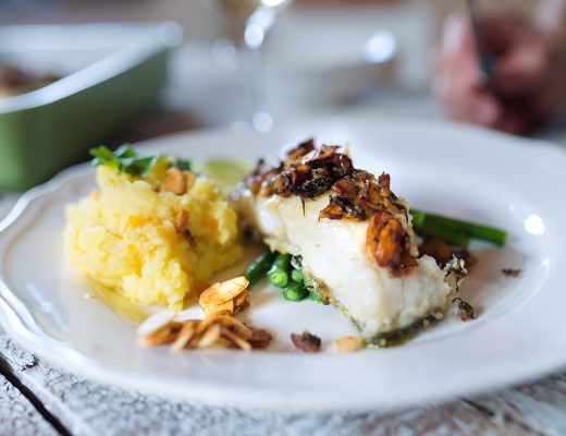 Filetto di orata limone e mandorle