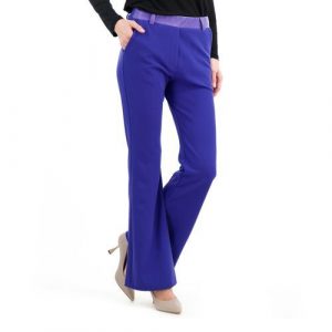 Caterina Lancini Pantaloni bootcut in scuba taglia Regular e Petite