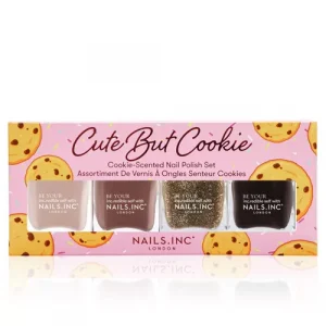 Nails inc. Cute But Cookie Quad: kit 4 smalti colori caldi