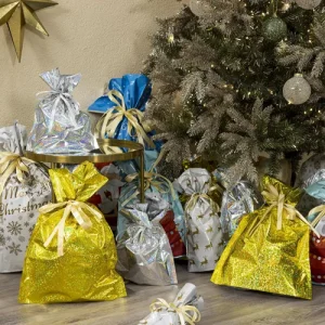 Perfect Present Set pacchetti regalo di Natale: 20 buste e 20 decori