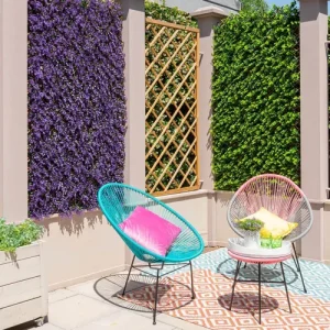 Garden Reflections Siepe artificiale con pannello estensibile in più colori