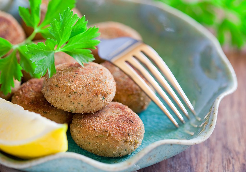 Polpette croccanti di pollo al limone