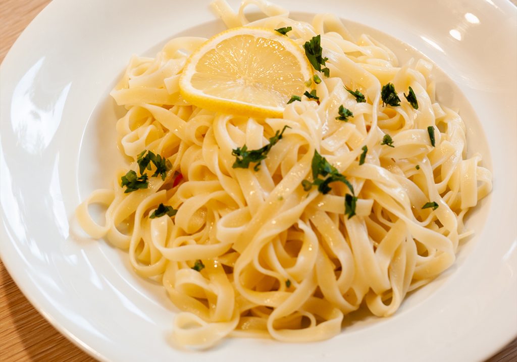 tagliatelle al profumo di limone