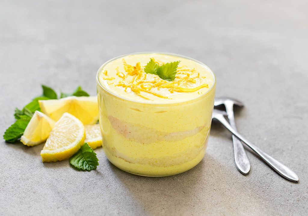 Tiramisu lemon curd e Yogurt al limone