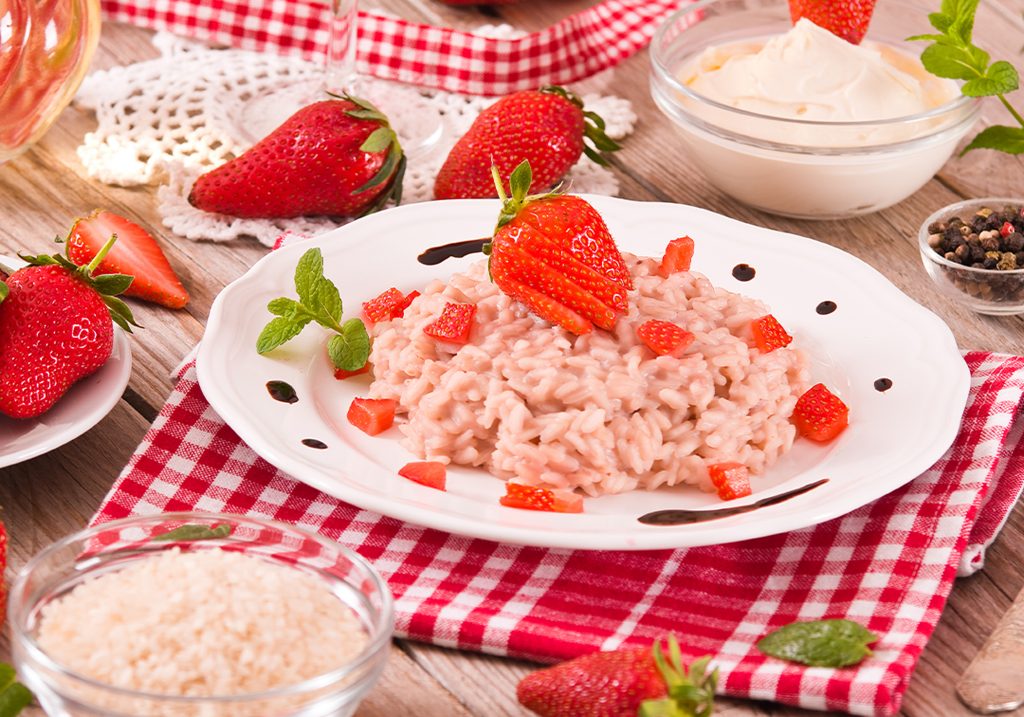 Risotto alle fragole 