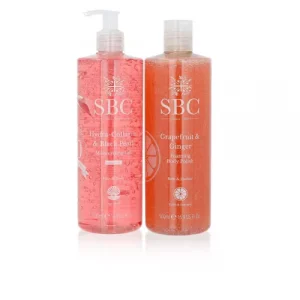 SBC Esfoliante Grapefruit&Ginger e idratante Collagen&Black Pearl