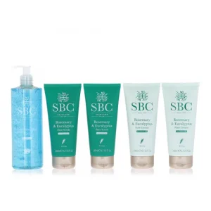 SBC 3 prodotti: gel idratante gambe, scrub piedi, crema piedi