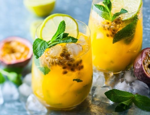 Mojito al frutto della passione e lime