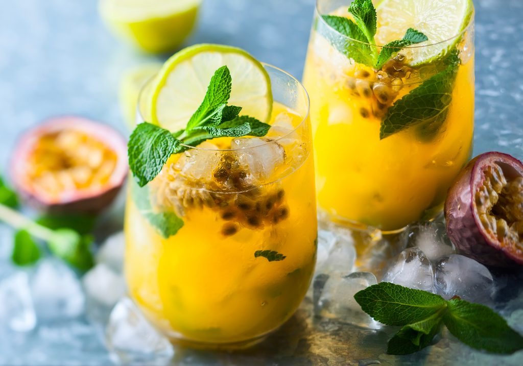 Mojito al frutto della passione e lime