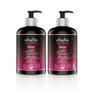 Ahuhu Keratin Rebuild: Kit shampoo e balsamo capelli